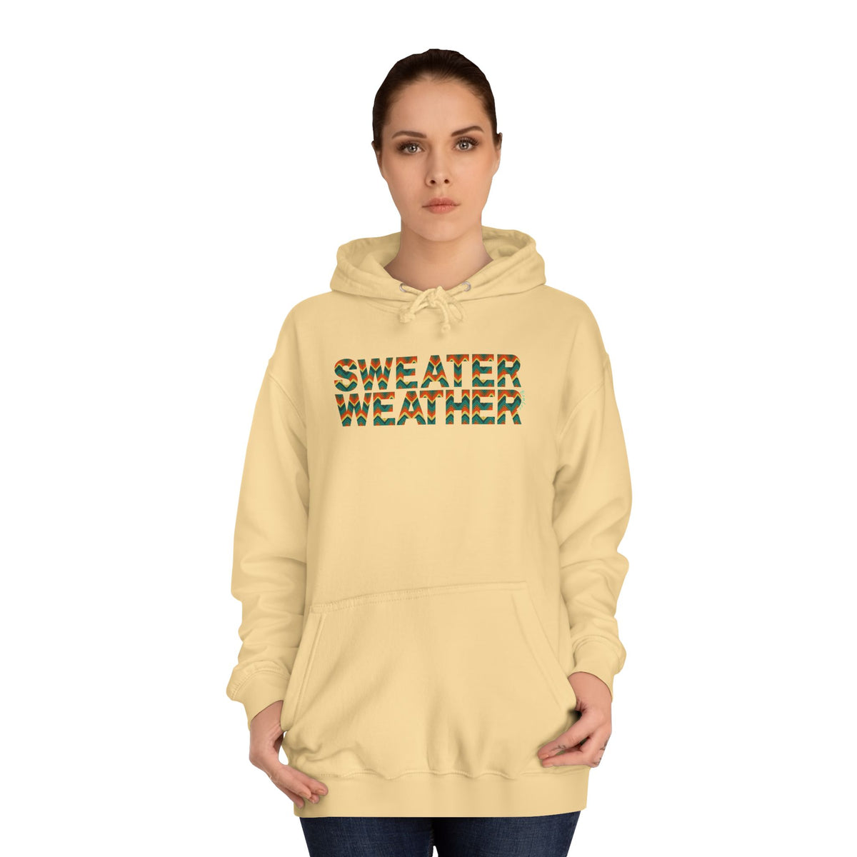 Sweater Weather Unisex College Hoodie