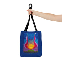 The Lyre (2015) Designed by Lenny Pinna Tote Bag in Blue