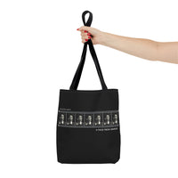 Tedd Burr Tee: A Face From Uranus Polyester Tote Bag