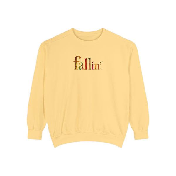 Fallin' Unisex Garment-Dyed Sweatshirt