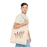 Whimsical Garden Tote Bag Delicate Blooms