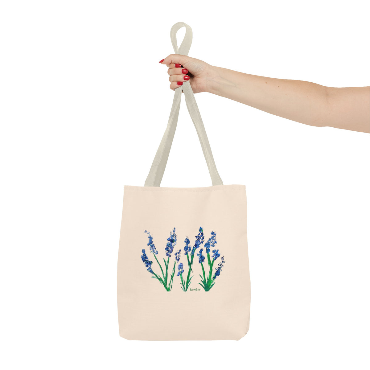 Whimsical Garden Tote Bag Blue Bells