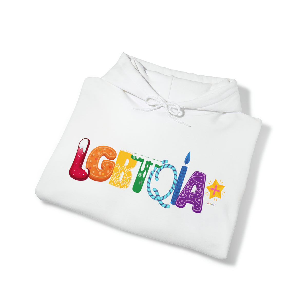 LGBTQIA+ Holiday Pride Hoodie