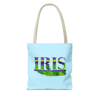 Iris Garden Tote In Purple and Green