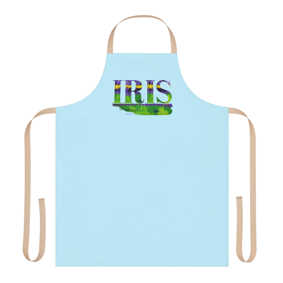 Iris Garden Flag Apron