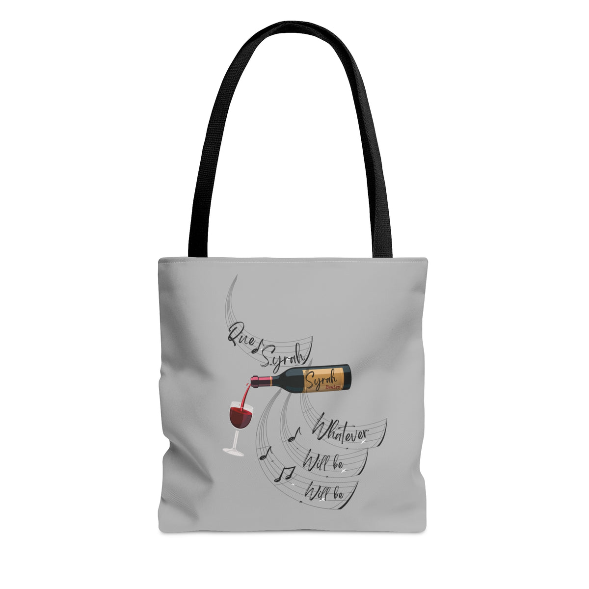 Que Syrah, Syrah Polyester Tote Bag