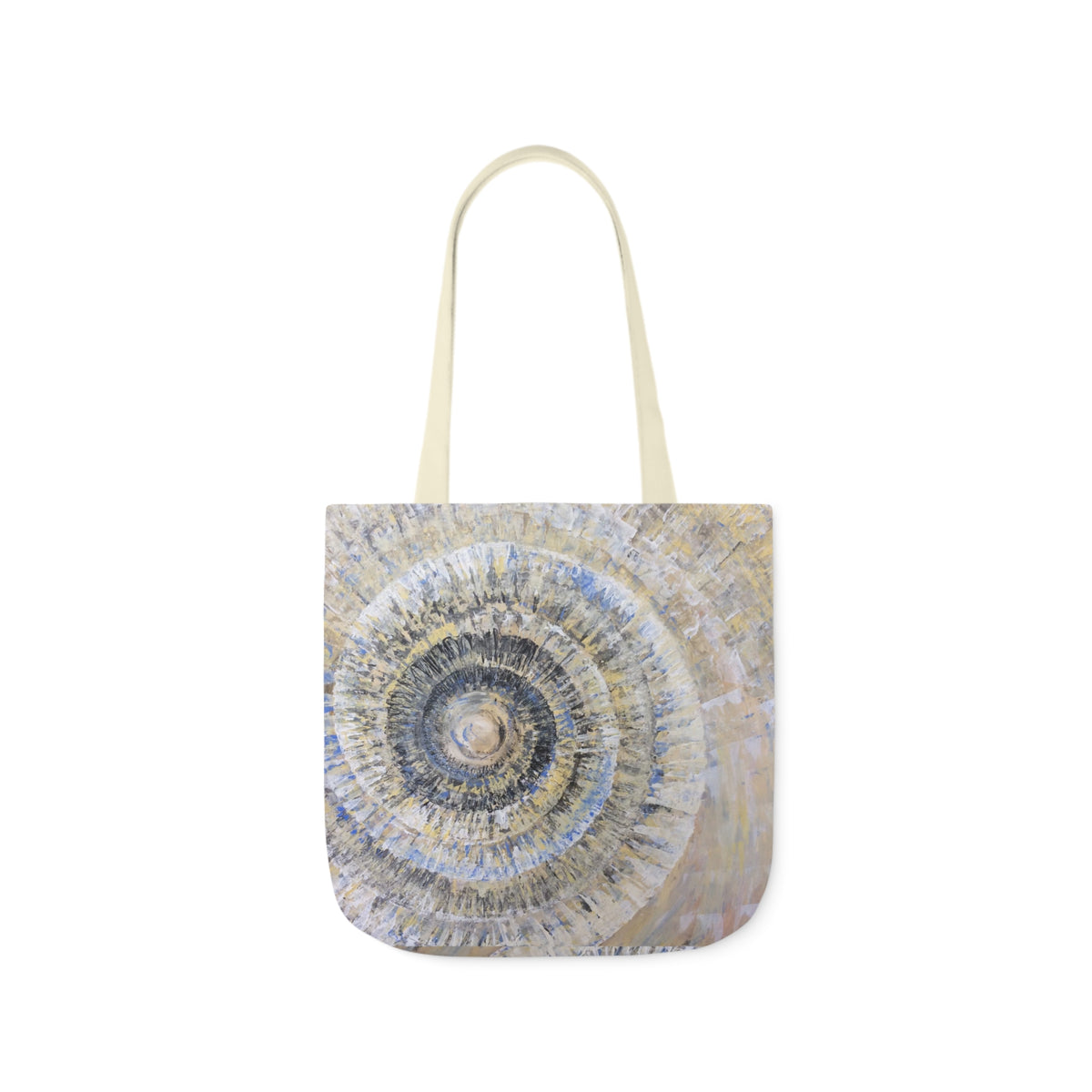 Starburst by Lenny Pinna, Original Acrylic With Palette Knife Polyester Canvas Tote Bag