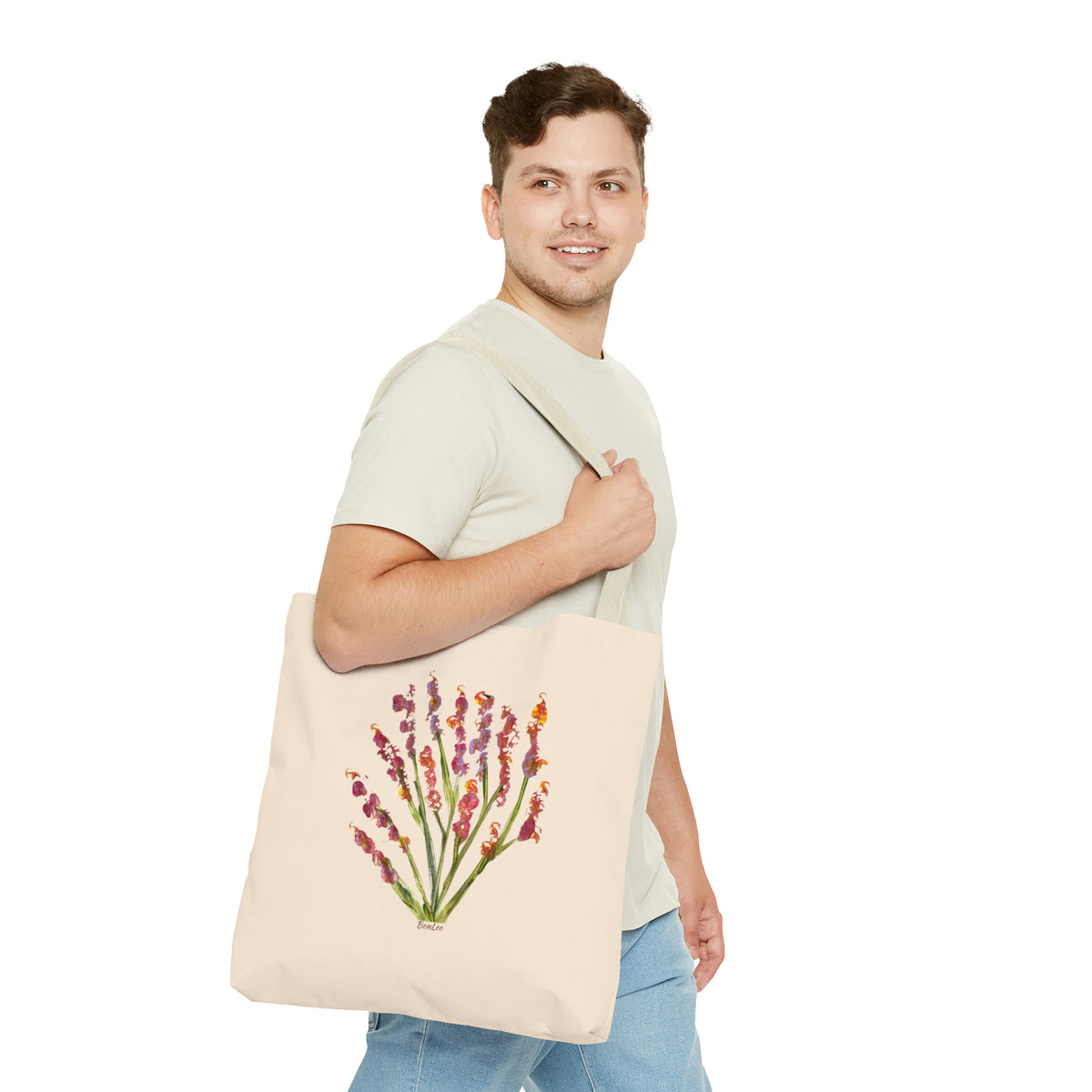 Whimsical Garden Tote Bag Snapdragons