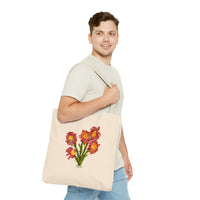 Whimsical Garden Tote Bag Bright Blooms