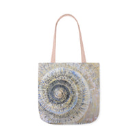 Starburst by Lenny Pinna, Original Acrylic With Palette Knife Polyester Canvas Tote Bag