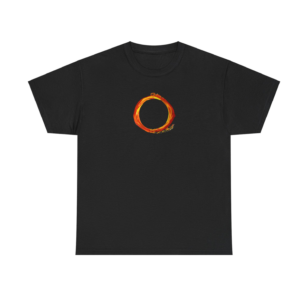 Solar Eclipse Ring Of Fire Unisex Heavy Cotton Tee