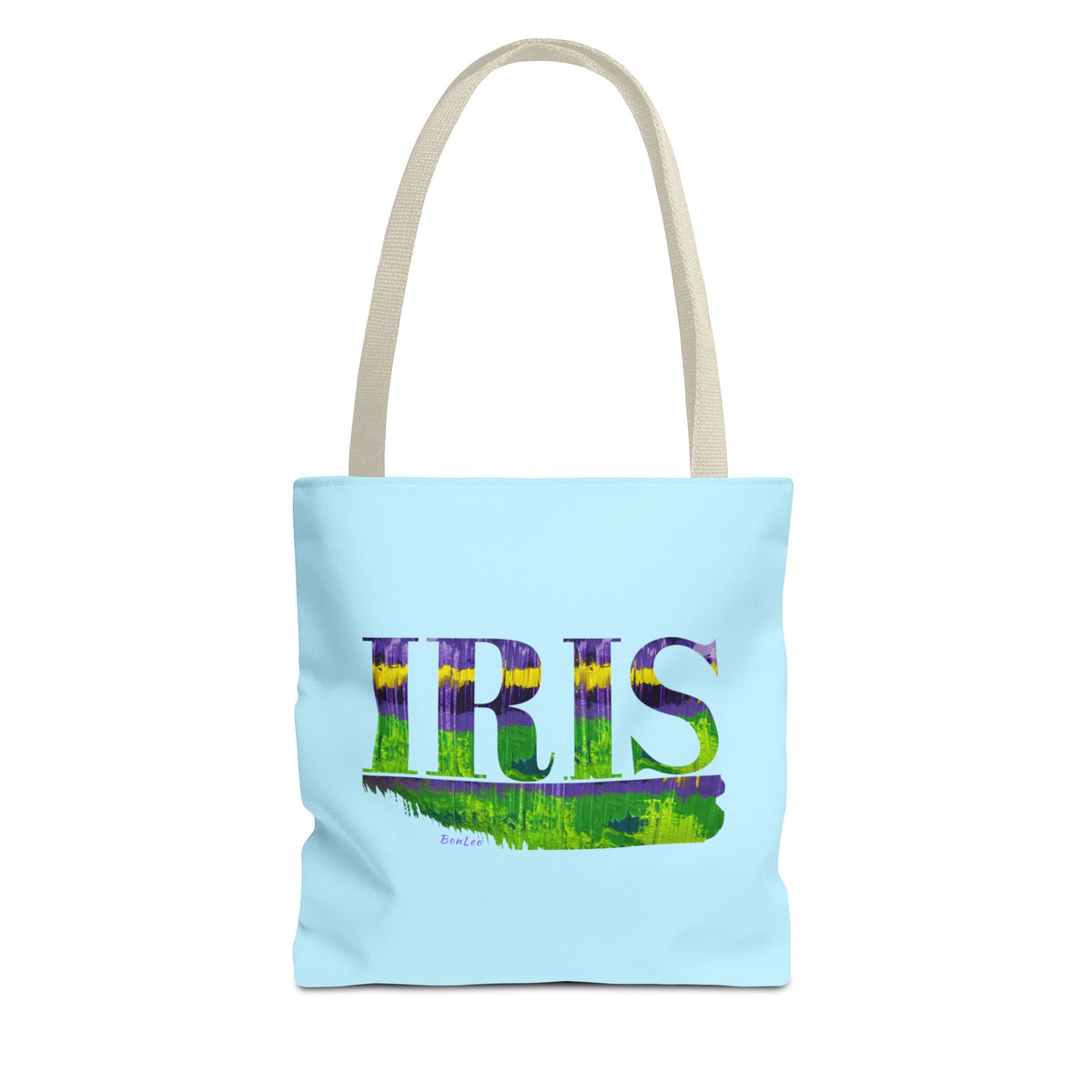 Iris Garden Tote In Purple and Green