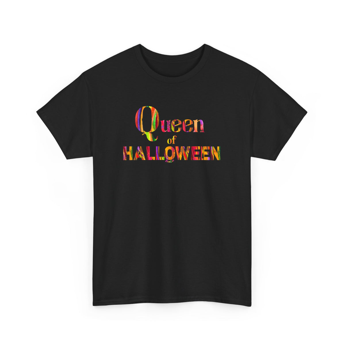 Queen of Halloween Black Unisex Tee by BonLeo - Heavy Cotton