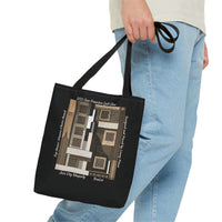 Jazz City Rhapsody Designed by Lenny Pinna Tote Bag in Black