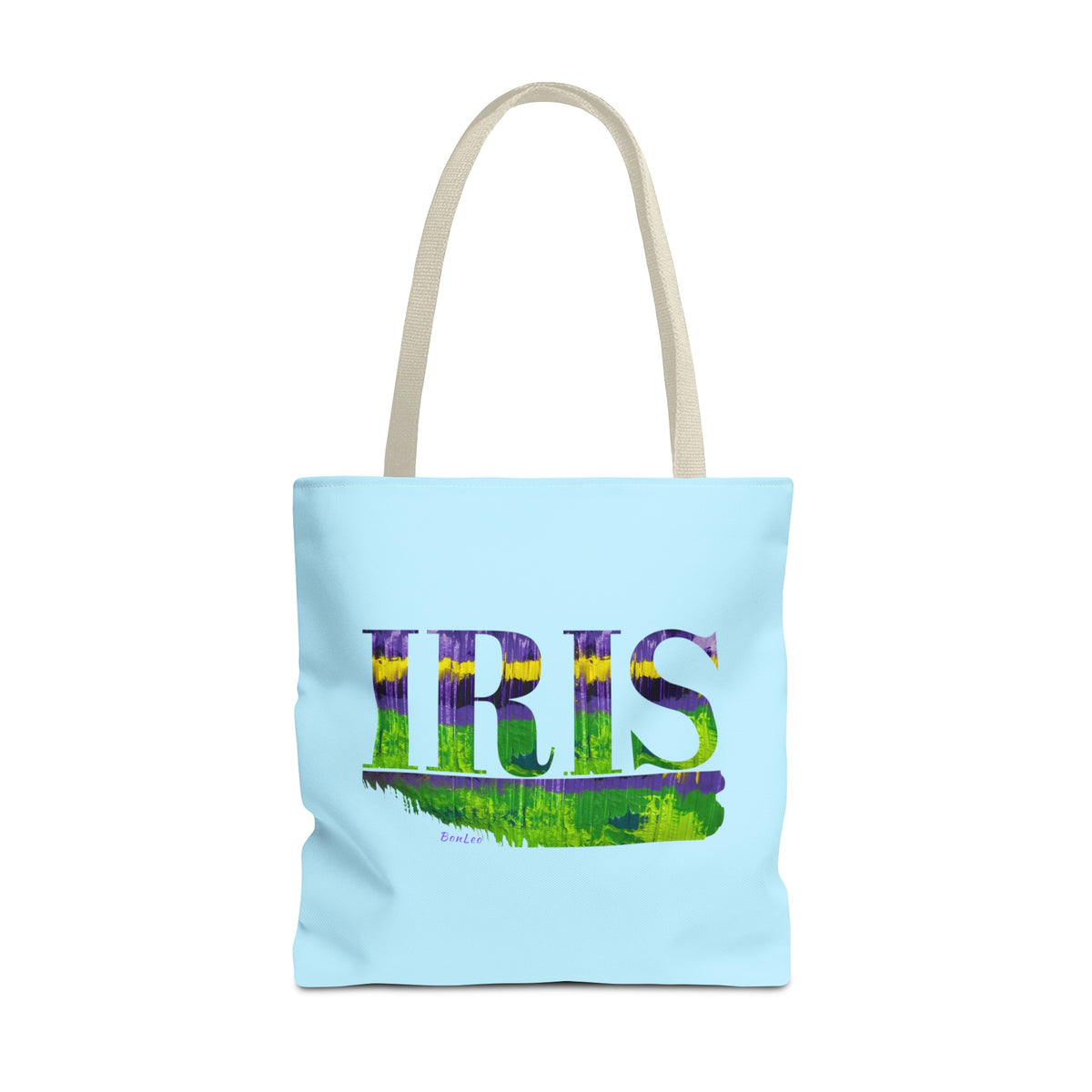 Iris Garden Tote In Purple and Green