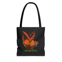 Halloween Ghoulish Garden Bag in Orange by Bonnie Diczhazy