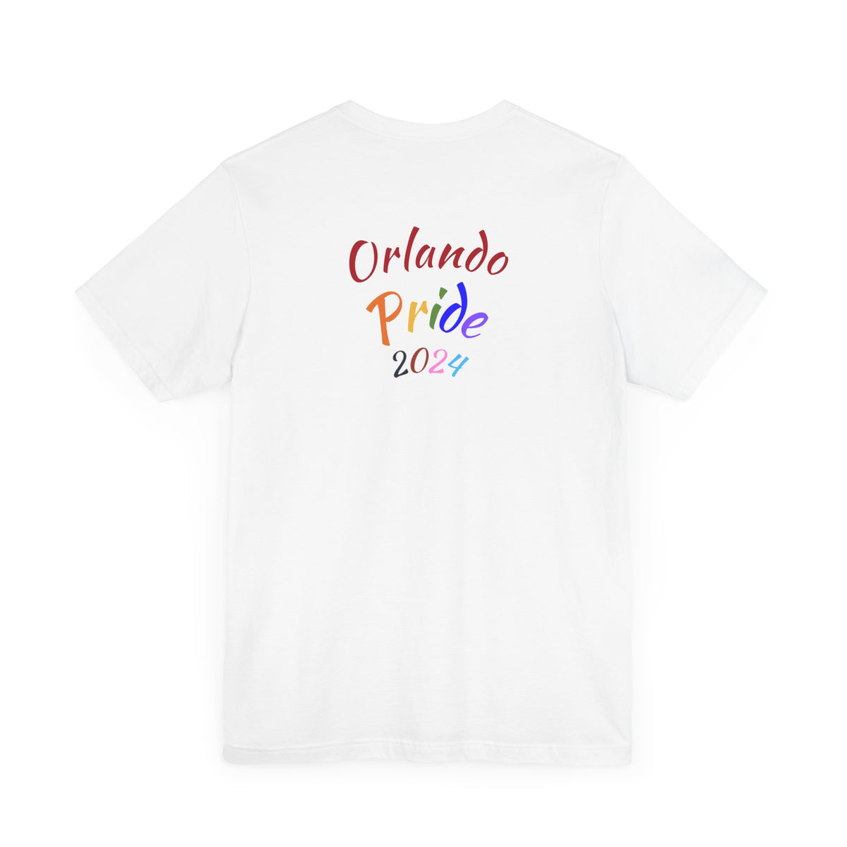 Orlando Pride Flag 2024 Unisex Jersey Short Sleeve Tee