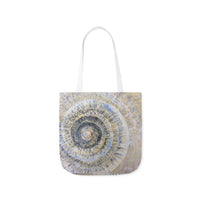 Starburst by Lenny Pinna, Original Acrylic With Palette Knife Polyester Canvas Tote Bag