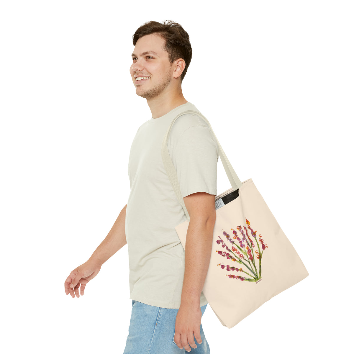 Whimsical Garden Tote Bag Snapdragons