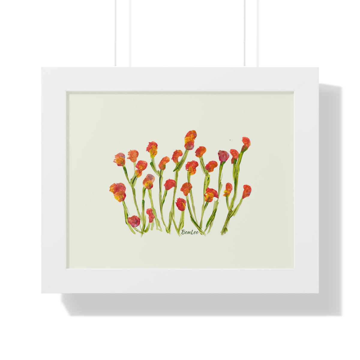 Whimsical Garden Little Blooms Framed Horizontal Poster