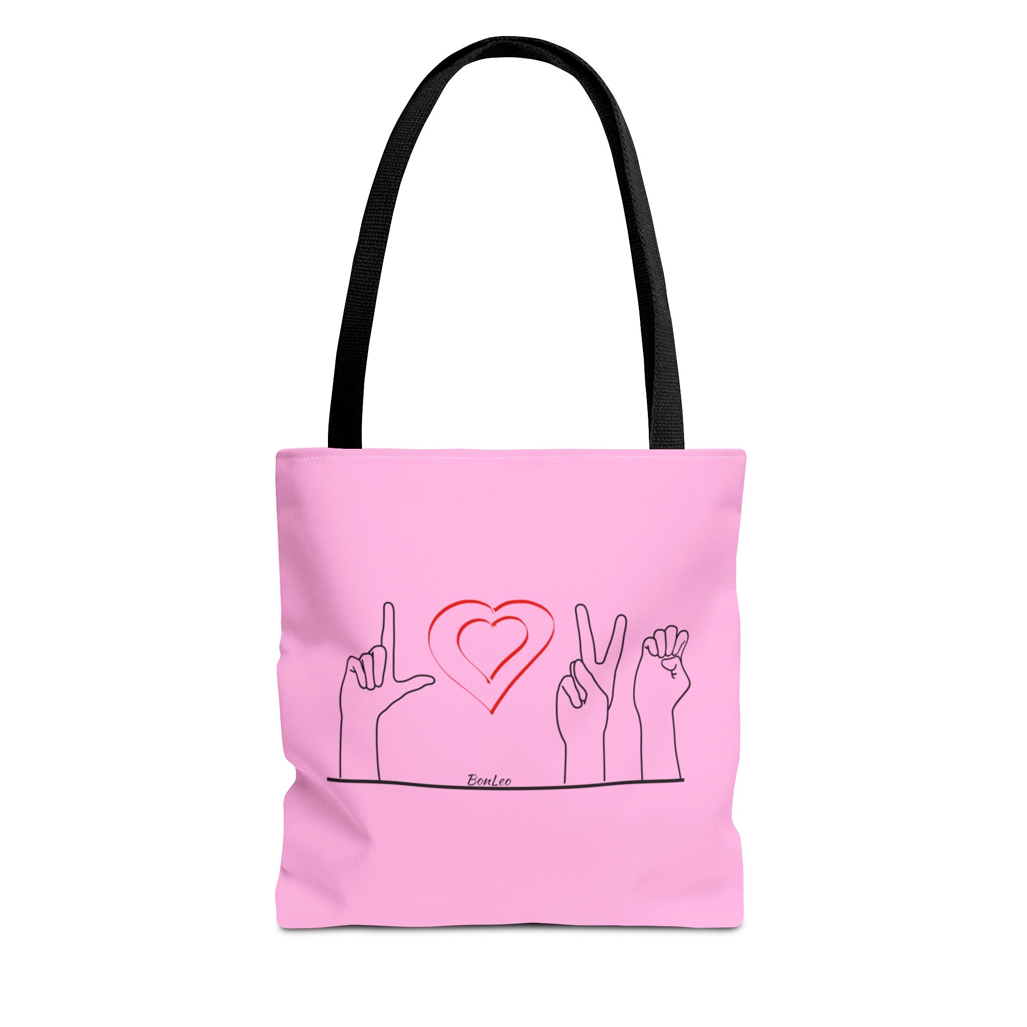 ALS Love Tote In Pink – BonLeo