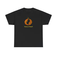 Fiery Halloween Pumpkin Trick or Treat Tee by Lenny Pinna