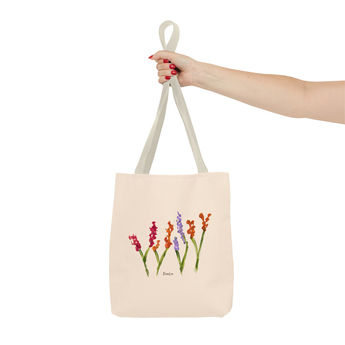 Whimsical Garden Tote Bag Delicate Blooms