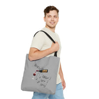 Que Syrah, Syrah Polyester Tote Bag