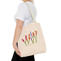 Whimsical Garden Tote Bag Delicate Blooms