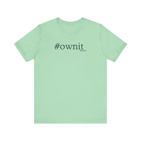 #ownit Unisex Jersey Short Sleeve Tee in Mint