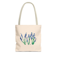 Whimsical Garden Tote Bag Blue Bells