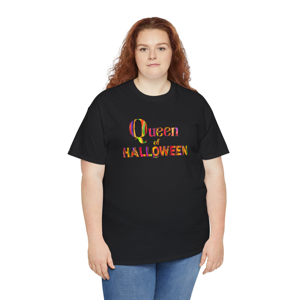 Queen of Halloween Black Unisex Tee by BonLeo - Heavy Cotton