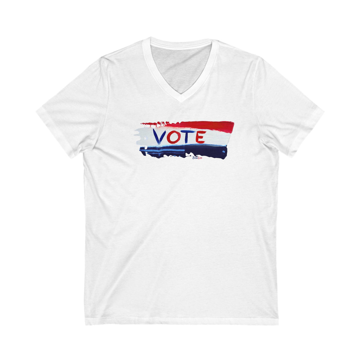 Vote Unisex Jersey Short Sleeve V-Neck Tee