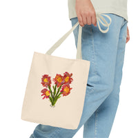 Whimsical Garden Tote Bag Bright Blooms