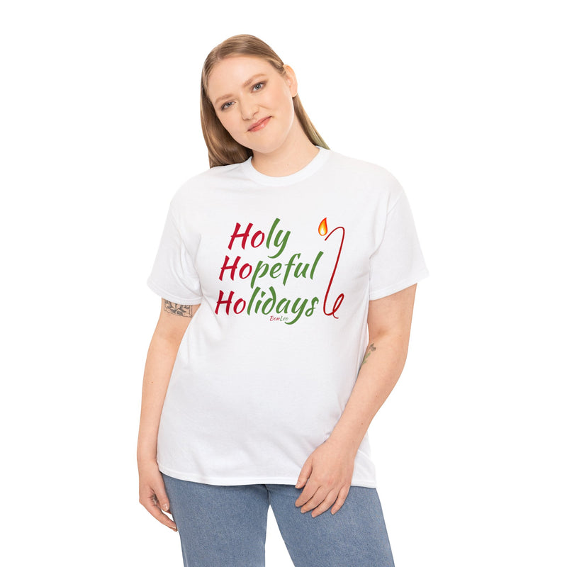 Holy, Hopeful, Holidays Cotton Tee