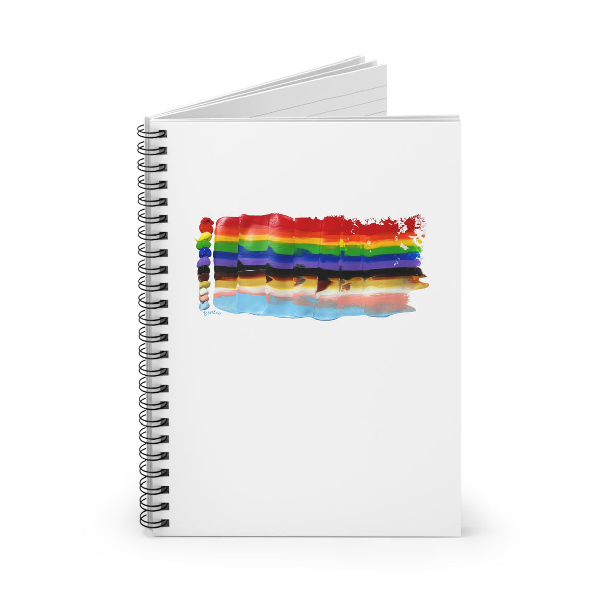 Pride Flag 2024 in LGBTQIA+ Rainbow Spiral Notebook - Ruled Line