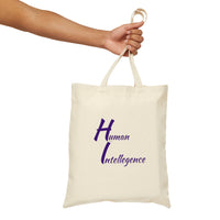 Human Intelligence Cotton Canvas Tote Bag