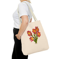 Whimsical Garden Tote Bag Bright Blooms