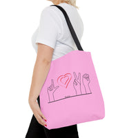 ALS Love Tote In Pink