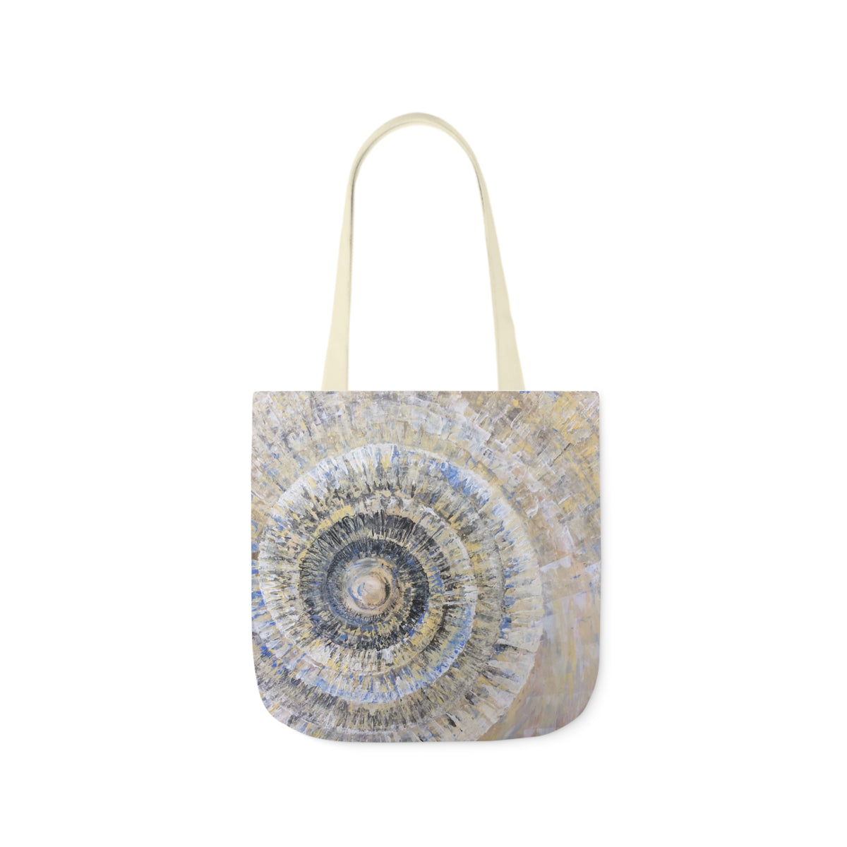 Starburst by Lenny Pinna, Original Acrylic With Palette Knife Polyester Canvas Tote Bag