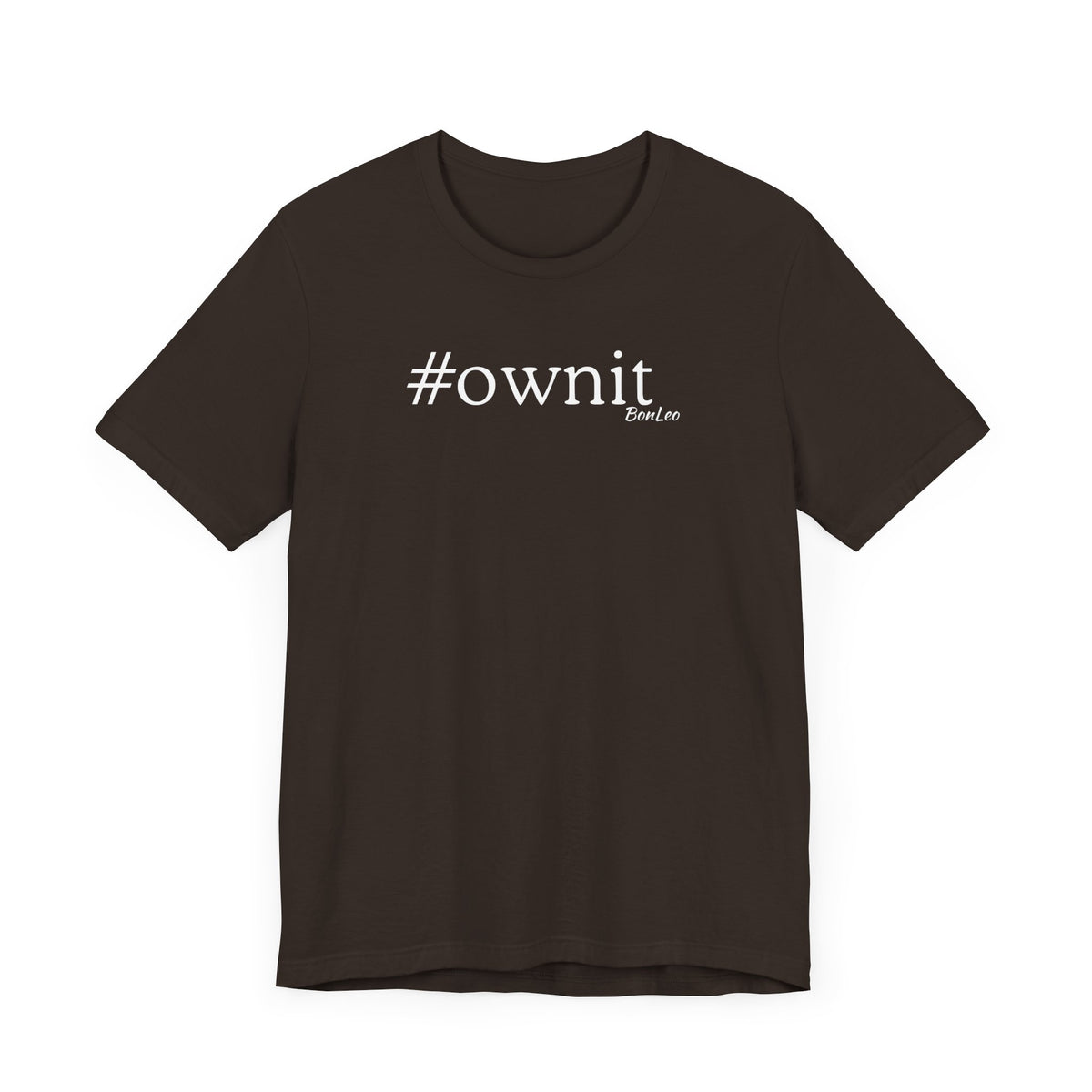 #ownit Unisex Jersey Short Sleeve Tee in Brown