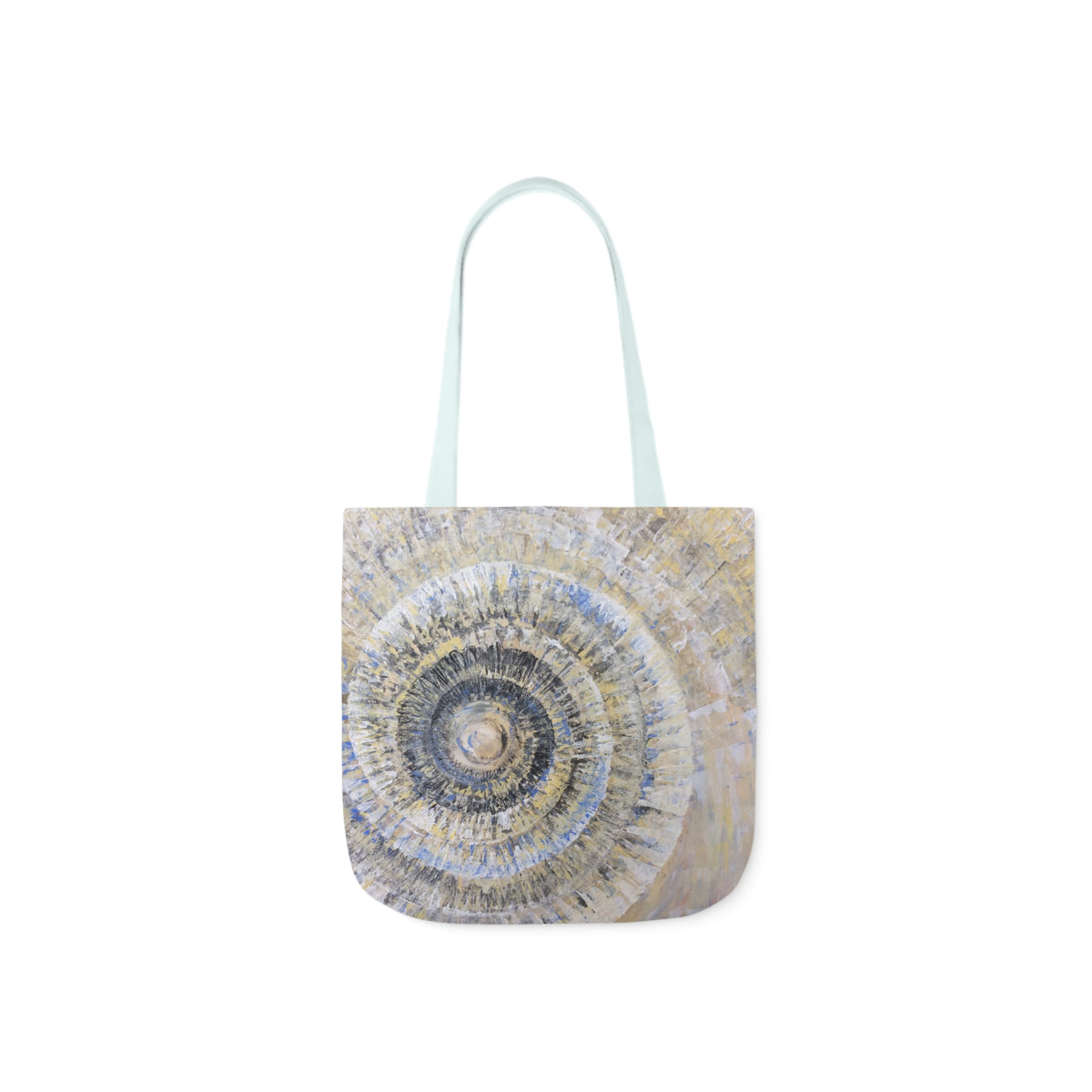 Starburst by Lenny Pinna, Original Acrylic With Palette Knife Polyester Canvas Tote Bag