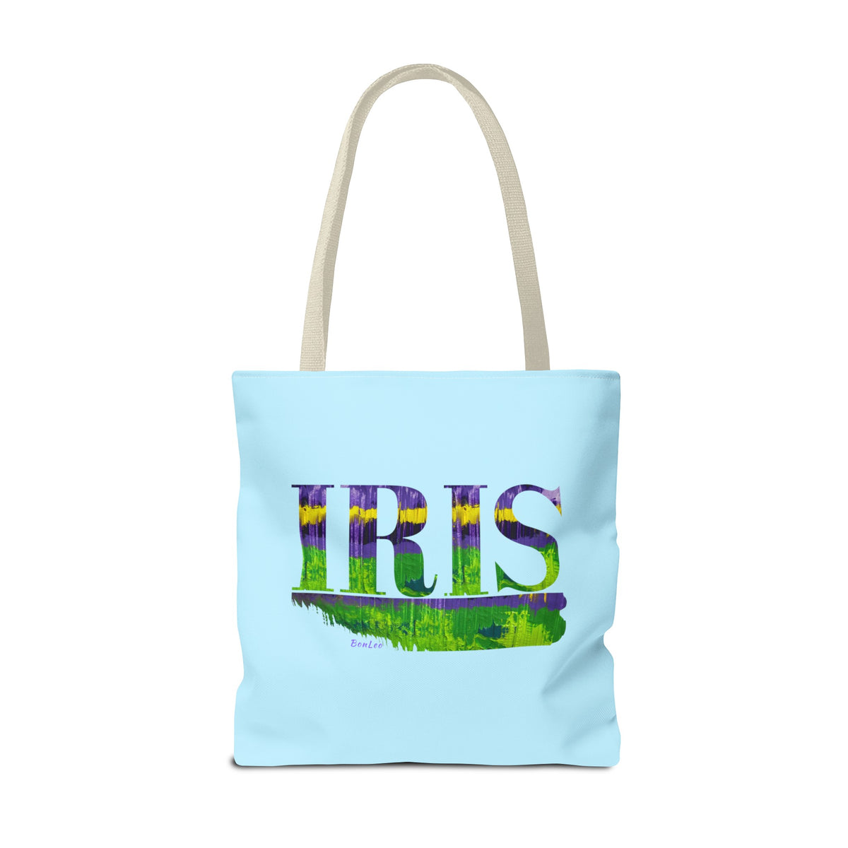 Iris Garden Tote In Purple and Green