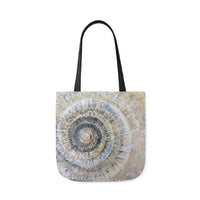 Starburst by Lenny Pinna, Original Acrylic With Palette Knife Polyester Canvas Tote Bag