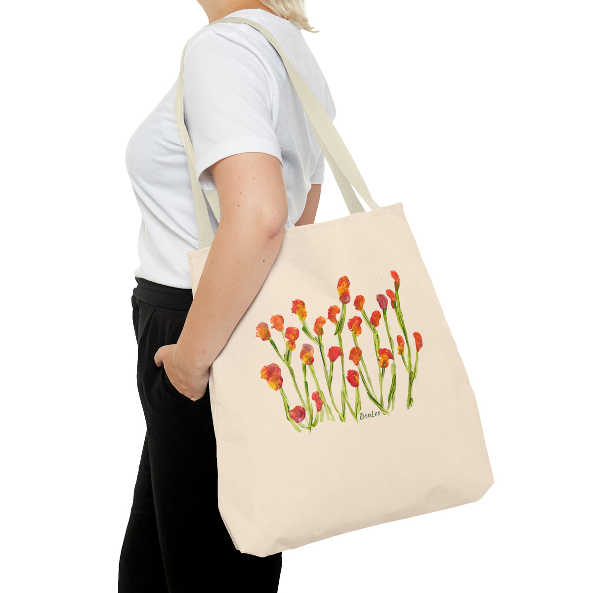 Whimsical Garden Tote Bag Little Blooms