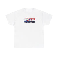 Vote Unisex Heavy Cotton Tee painting by Lenny Pinna