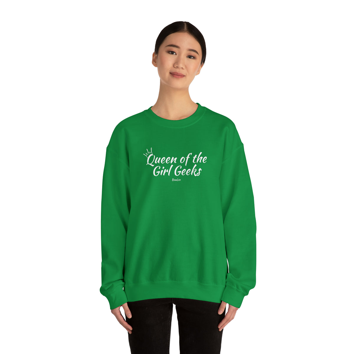 Queen of the Girl Geeks Crewneck Sweatshirt