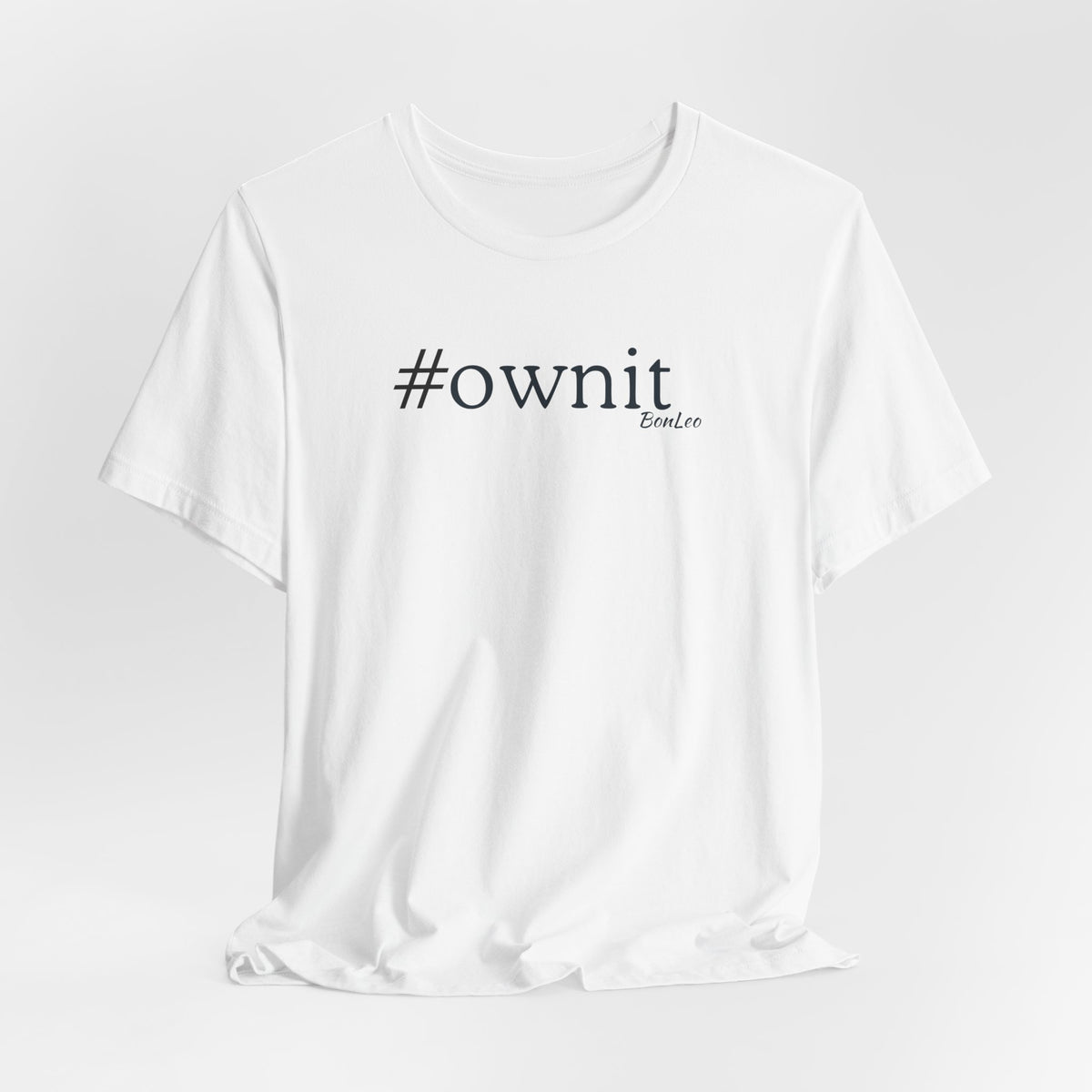 #ownit Unisex Jersey Short Sleeve Tee in White