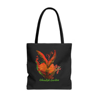 Halloween Ghoulish Garden Bag in Orange by Bonnie Diczhazy