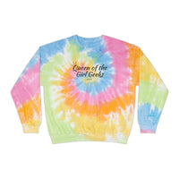 Queen of the Girl Geeks Unisex Tie-Dye Sweatshirt